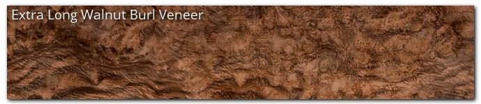 Extra-Long Walnut Burl Veneer